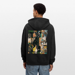 Xantherion, Schildkröte, 1st | Freshhood, Oversized Unisex Hoodie - Anthrazit