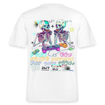 Malakar, Gaming, 1st | Essential, Relaxed Fit Unisex Bio T-Shirt - Weiß