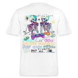 Malakar, Gaming, 1st | Essential, Relaxed Fit Unisex Bio T-Shirt - Weiß