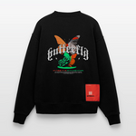 Noşîrêwan, Schmetterling, 1st | Heavyweight Oversized Bio Sweater, Unisex - SOLID BLACK
