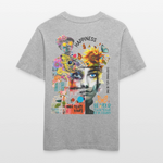 Verdantis, Blaue Augen, 1st | Essential, Relaxed Fit Unisex Bio T-Shirt - Grau meliert