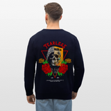 Şoreşvan, Totenkopf, 1st | Roller, Unisex Bio-Sweatshirt - Navy