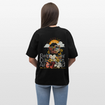 Jinni, Berge, 1st | Blaster, Oversize Bio T-Shirt, Unisex - Schwarz