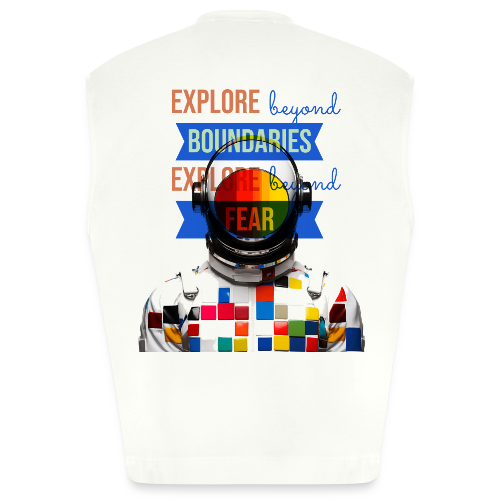 Jovareth, Astronaut, 1st | Heavyweight Oversized Bio Tank Top, Unisex - OFF WHITE