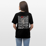 Zeusun, Rose, 1st | Essential, Relaxed Fit Unisex Bio T-Shirt - Schwarz