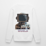Denebris, Astronaut, 1st | Roller, Unisex Bio-Sweatshirt - Weiß