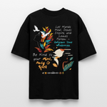 Arwa, Taube, 1st | Blaster, Oversize Bio T-Shirt, Unisex - Schwarz