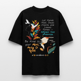 Arwa, Taube, 1st | Blaster, Oversize Bio T-Shirt, Unisex - Schwarz