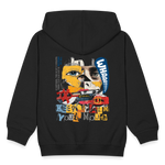 Kronan, Gesicht, 1st | Kinder Zip Hoodie - Schwarz