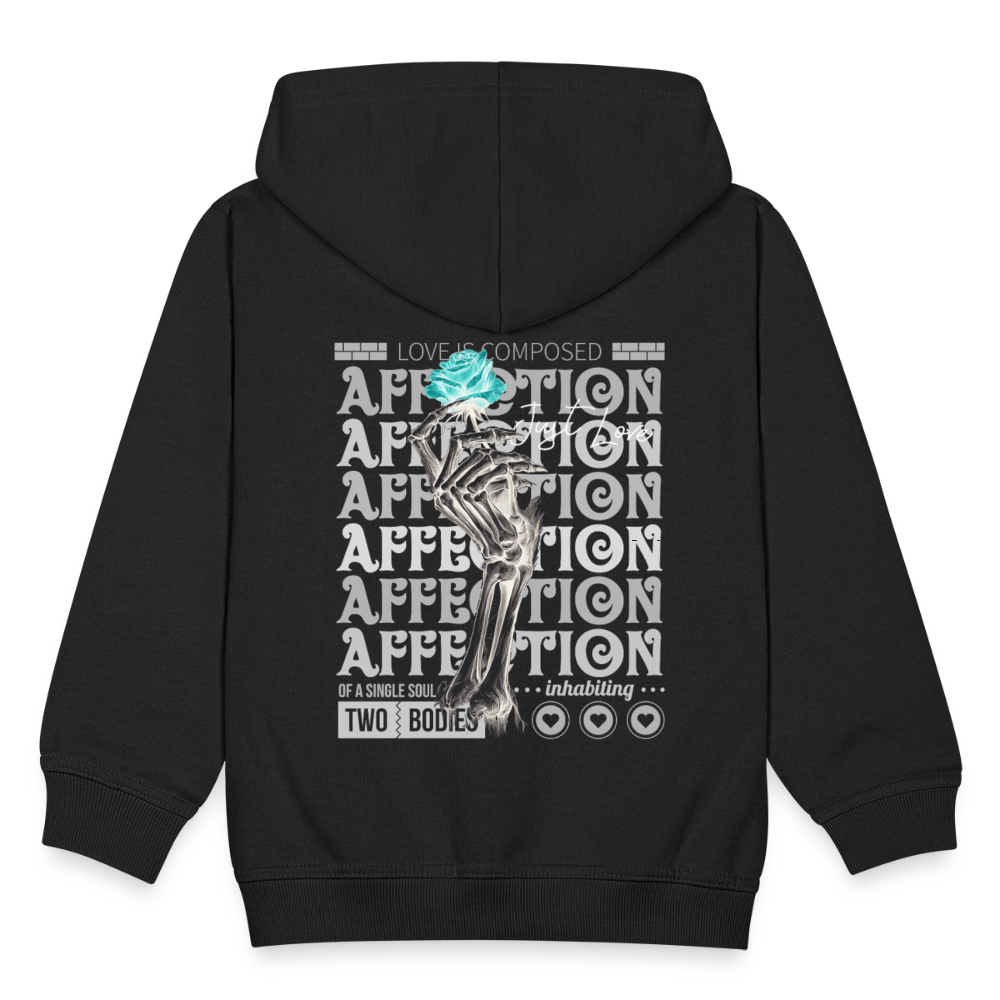 Hestian, Rose, 1st | Kinder Zip Hoodie - Schwarz