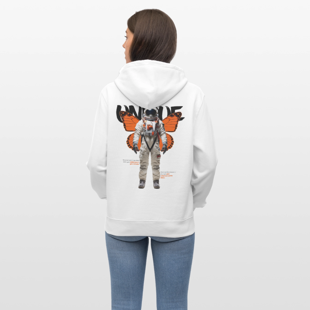 Lunaris, Astronaut, 1st | Cruiser, Unisex Bio-Hoodie - Weiß