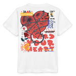 Orvandir, Herz, 1st | Kinder Bio T-Shirt - Weiß