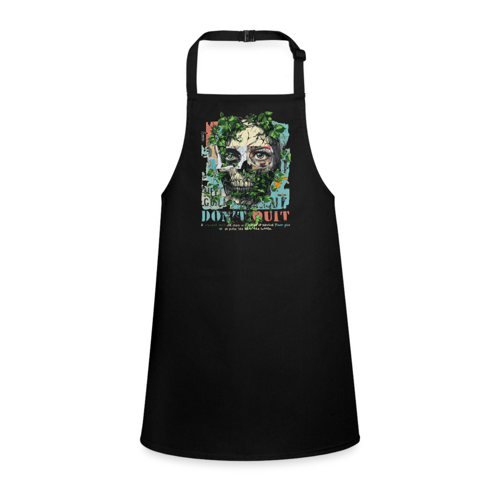 Persephi, Totenkopf, 1st | Schürze für Kinder - Schwarz