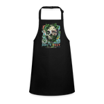 Persephi, Totenkopf, 1st | Schürze für Kinder - Schwarz