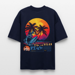 Eryan, Surfen, 1st | Blaster, Oversize Bio T-Shirt, Unisex - Navy