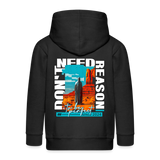 Fuxi, Wüste, 1st | Kinder Zip Hoodie - Schwarz