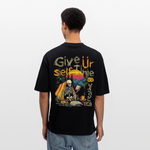 Mihriban, Skelet, 1st | Breezy, Oversized Unisex T-Shirt - Schwarz