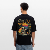 Mihriban, Skelet, 1st | Breezy, Oversized Unisex T-Shirt - Schwarz