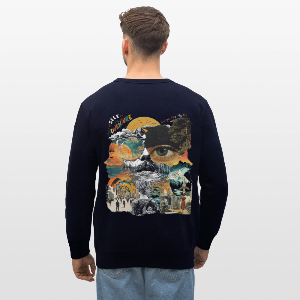 Helian, Frau, 1st | Roller, Unisex Bio-Sweatshirt - Navy