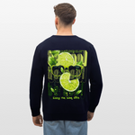 Kali, Limette, 1st | Roller, Unisex Bio-Sweatshirt - Navy