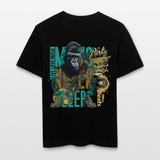 Herakles, Gorilla, 1st | Essential, Relaxed Fit Unisex Bio T-Shirt - Schwarz