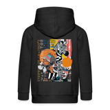 Aresia, Zebra, 1st | Kinder Zip Hoodie - Schwarz