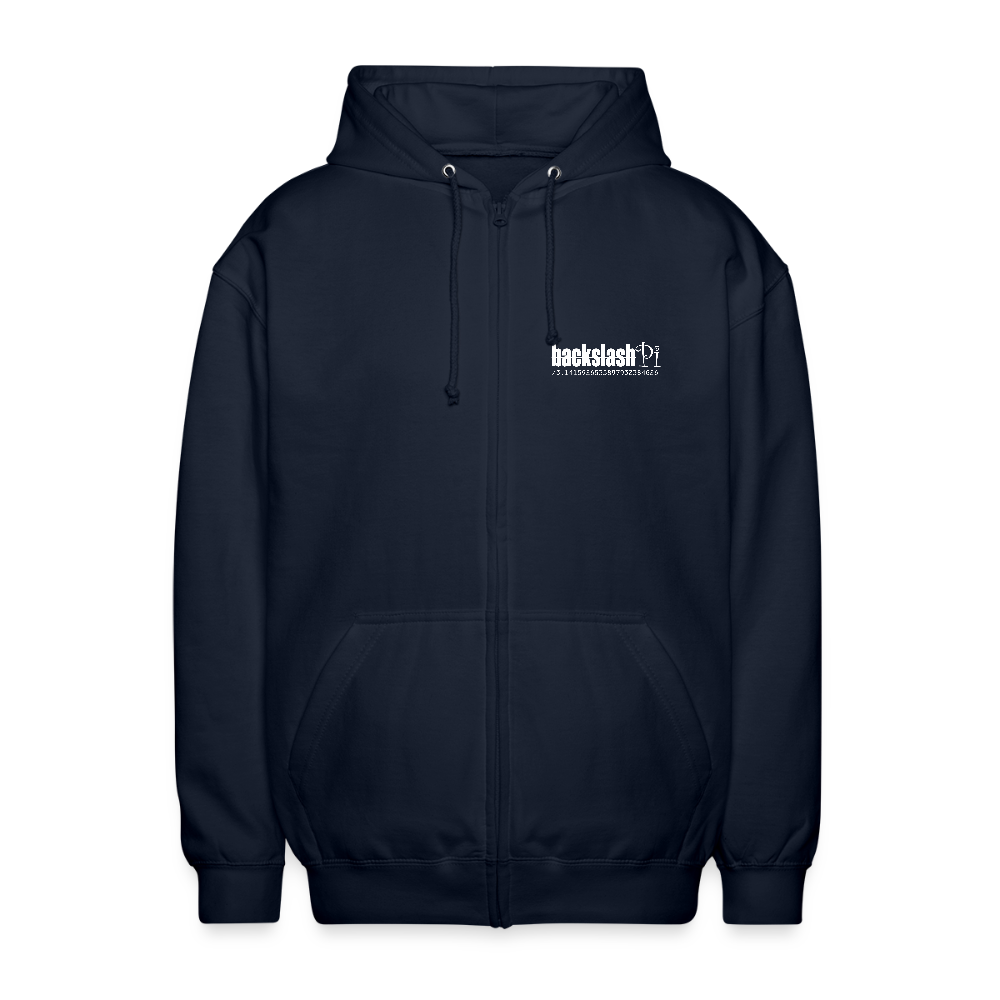 Morian, Leuchtturm, 1st | Crucial, Unisex Zip Hoodie - Navy