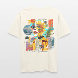 Rivandor, Fantasie, 1st | Essential, Relaxed Fit Unisex Bio T-Shirt - Naturweiß 