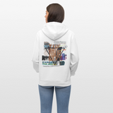 Celestaris, Schmetterling, 1st | Cruiser, Unisex Bio-Hoodie - Weiß