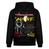 Diony, Wolf, 1st | Cruiser, Unisex Bio-Hoodie - Schwarz