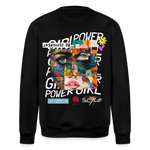 Xizir, Gesicht, 1st | Roller, Unisex Bio-Sweatshirt - Schwarz