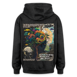 Aphroan, Bär, 1st | Freshhood, Oversized Unisex Hoodie - Anthrazit