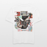 Zentharior, Schmetterling, 1st | Essential, Relaxed Fit Unisex Bio T-Shirt - Weiß