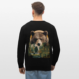 Ghadab, Bär, 1st | Roller, Unisex Bio-Sweatshirt - Schwarz