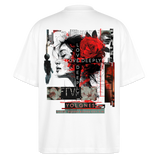 Dracorius, Liebe, 1st | Blaster, Oversize Bio T-Shirt, Unisex - Weiß