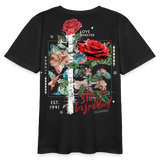 Loreley, Rose, 1st | Teenager Bio T-Shirt - Schwarz