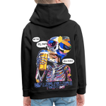 Vorthalos, Skelet, 1st | Kinder Hoodie - Schwarz