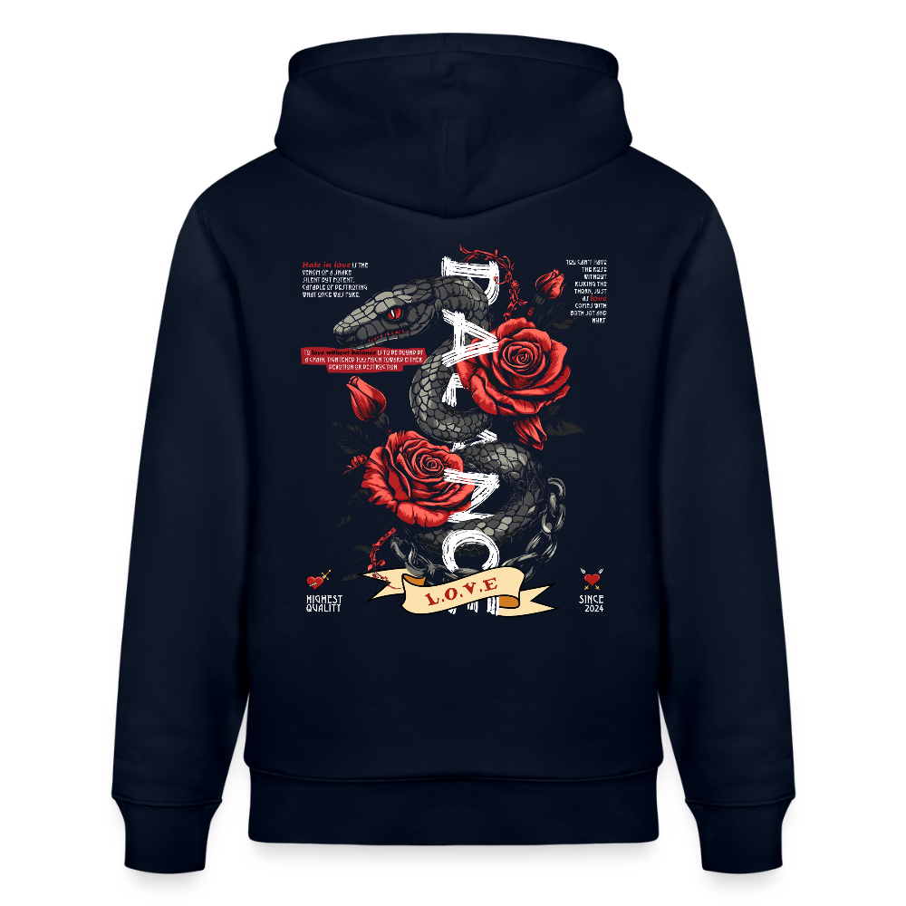 Hephani, Schlange, 1st | Cruiser, Unisex Bio-Hoodie - Navy