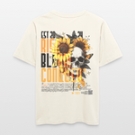 Umbraxion, Sonnenblume, 1st | Essential, Relaxed Fit Unisex Bio T-Shirt - Naturweiß 