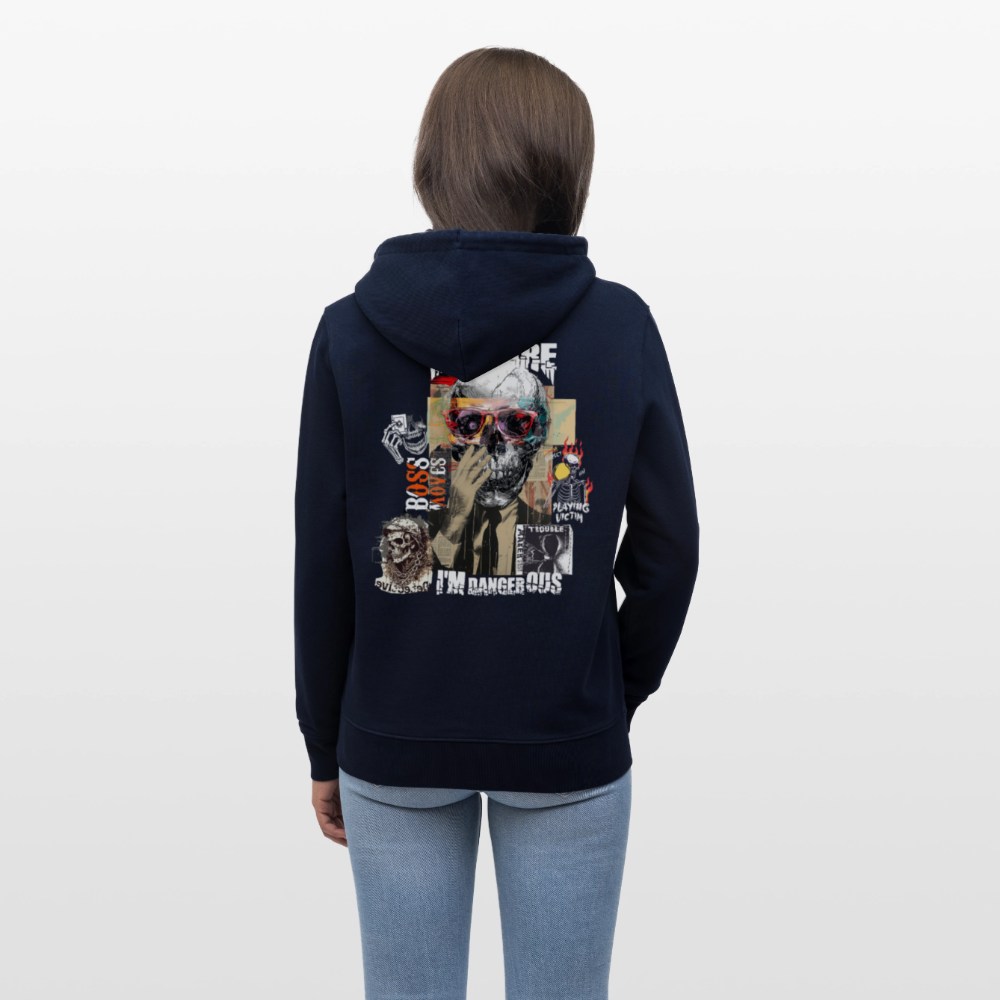 Saxnot, Totenkopf, 1st | Cruiser, Unisex Bio-Hoodie - Navy