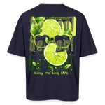 Kali, Limette, 1st | Breezy, Oversized Unisex T-Shirt - Navy