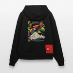 Susanoo, Adler, 1st | Heavyweight Oversized Bio Hoodie, Unisex - SOLID BLACK