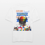 Jovareth, Astronaut, 1st | Essential, Relaxed Fit Unisex Bio T-Shirt - Weiß