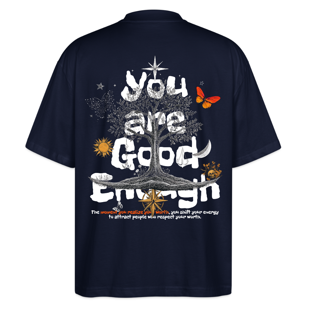 Anubis, Baum, 1st | Blaster, Oversize Bio T-Shirt, Unisex - Navy
