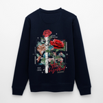 Loreley, Rose, 1st | Roller, Unisex Bio-Sweatshirt - Navy