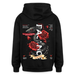Hephani, Schlange, 1st | Freshhood, Oversized Unisex Hoodie - Schwarz