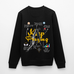 Maian, Beten, 1st | Roller, Unisex Bio-Sweatshirt - Schwarz
