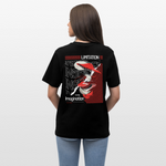 Xiwangmu, Muschel, 1st | Essential, Relaxed Fit Unisex Bio T-Shirt - Schwarz