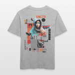 Celestrion, Cyborg, 1st | Essential, Relaxed Fit Unisex Bio T-Shirt - Grau meliert