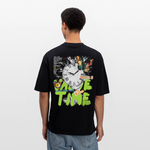 Ifrit, Uhr, 1st | Breezy, Oversized Unisex T-Shirt - Schwarz